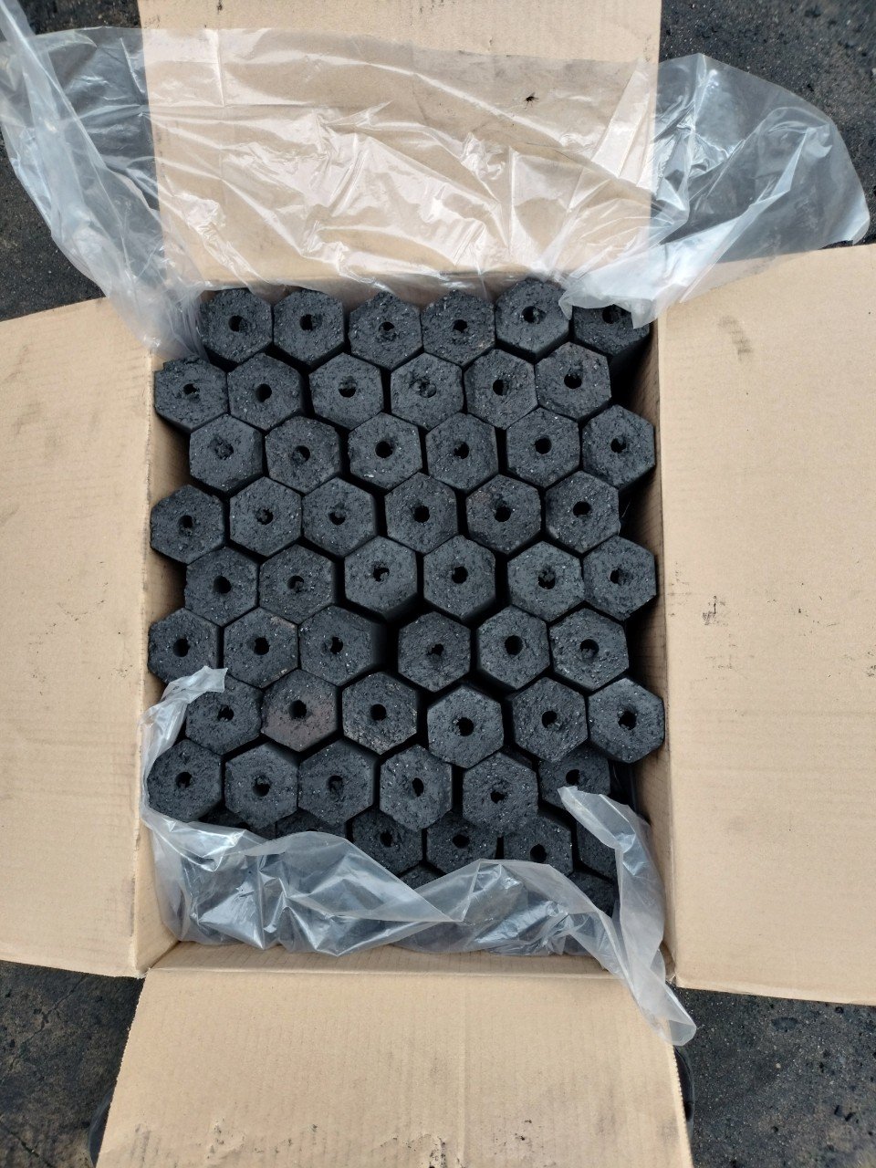 Coconut shell charcoal powder material